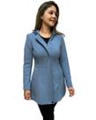 Casaco malise 7/8 com capuz feminino ref: mal3536
