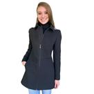 Casaco malise médio capuz removível feminino ref: mal4678w