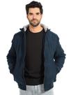 Casaco Masculino Anistia Aberto Suede Capuz Moletom Marinho Casaco Masculino Anistia Aberto Suede Capuz Moletom Marinho