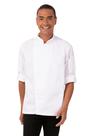 Casaco masculino Chef Works Hartford Chef branco pequeno