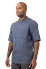 Casaco masculino Chef Works Montreal Cool Vent Chef azul S