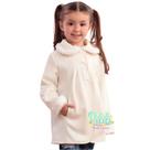 Casaco Menina Petit Cherie Dacing Ballet em Moletom - Off White