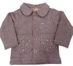 Casaco Moletinho Forrado Soft Bebê Menina Inverno Lessa 8505