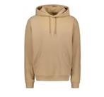 Casaco Moletom Bege Claro Masculino e Feminino blusa de frio Canguru Liso Com Bolso e Capuz M101