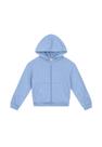 Casaco Moletom com Capuz Azul Menina Brandili