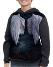 Casaco Moletom Infantil Asas Lucifer Morningstar Anjo