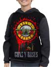 Casaco Moletom Infantil Banda Guns N' Roses Full Print