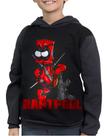 Casaco Moletom Infantil Bartpool Deadpool The Simpsons