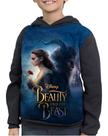 Casaco Moletom Infantil Bela E A Fera Beauty And The Beast