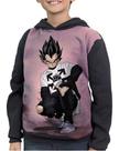 Casaco Moletom Infantil Dragon Ball Vegeta Fanart