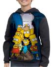 Casaco Moletom Infantil Família Simpson The Simpsons