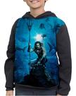 Casaco Moletom Infantil Filme Aquaman Liga Da Justiça