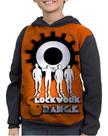 Casaco Moletom Infantil Laranja Mecânica Clockwork Orange