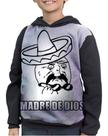 Casaco Moletom Infantil Meme Madre De Dios Derp Derpina