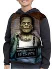 Casaco Moletom Infantil Monstro Frankenstein Preso