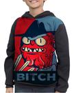 Casaco Moletom Infantil Rick And Morty Scary Terry Bitch