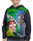 Casaco Moletom Infantil Rick Sanchez And Morty Smith