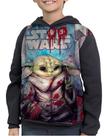 Casaco Moletom Infantil Star Wars Baby Yoda Bebe Yoda
