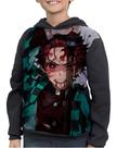 Casaco Moletom Infantil Tanjiro Kamado Demon Slayer