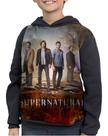 Casaco Moletom Infantil Winchester Castiel Supernatural