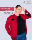 Casaco Oncoclothes para paciente oncológico com zíper