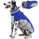 Casaco para cães AOFITEE Winter Reflective Snow Jaqueta de neve vermelha