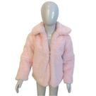 Casaco Petit Cherie Inverno Pelinhos Rosa