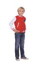 Casaco RG Costume Letterman Jacket Child Medium Red