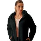 Casaco Sherpa Curto com Capuz Teddy Preto Adulto Appel