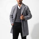 Casaco Sobretudo Masculino Elegante Longo Casual Social Inverno Premium Social Estilo Europeu Old Casaco Sobretudo Masculino Elegante Longo Casual Social Inverno Premium Social Estilo Europeu Old