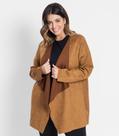 Casaco Suede Feminino Secret Glam Marrom