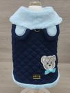 Casaco Teddy Azul Macho para cachorro e gato Tamanho:G