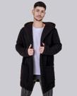 Casaco Teddy Longo Preto