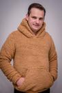 Casaco Tedy bege masculino
