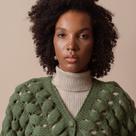 Casaco Texturizado Tricot Feminino