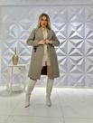 Casaco trench coat de lã
