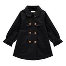 Casaco Trench Coat Menina Preto - Milon