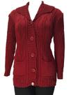 Casaco Tricot Feminino Gola Links Bolso - Katlen Tricot