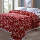 Casal de Chenille Madrigal Canelada com Franjas Jolitex Original 2,20 x 2,40m - Jolitex Ternille