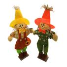 Casal de Espantalhos Juninos para Decoração de Arraiá