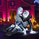 Casal de Esqueletos Infláveis de Halloween (2m) com LEDs - GOOSH Casal de Esqueletos Infláveis de Halloween (2m) com LEDs - GOOSH