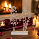 Casal Geométrico Decorativo Escultura Moderna para Sala e Quarto Presente Criativo Casal Geométrico Decorativo Escultura Moderna para Sala e Quarto Presente Criativo