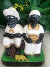 Casal preto velho em gesso(fábricação própria)