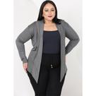 Casaquinho Cardigan Meia Estação Manga Longa Feminina