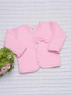 Casaquinho com Laço Toque Suave Malha 100 Algodão Conforto e Elasticidade Rosa