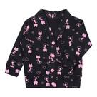 Casaquinho de bebê minimalista gatinha preto