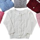 Casaquinho Trança Infanto Tricot BRANCO