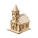 Casas De Natal De Madeira Iluminadas: Decorações, Casas De Neve, Presentes DIY Para Árvores De Natal Casas De Natal De Madeira Iluminadas: Decorações, Casas De Neve, Presentes DIY Para Árvores De Natal