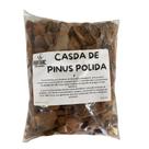 Casca De Pinus Polida Casca De Arvore Decorativa Vaso Jardim Média