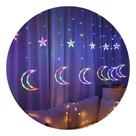 Cascata 138 LED Com Estrela e Lua 8 Funções M/F